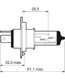 LAMPADA 12V H4 BULB CARDBOARD ESSENTIAL