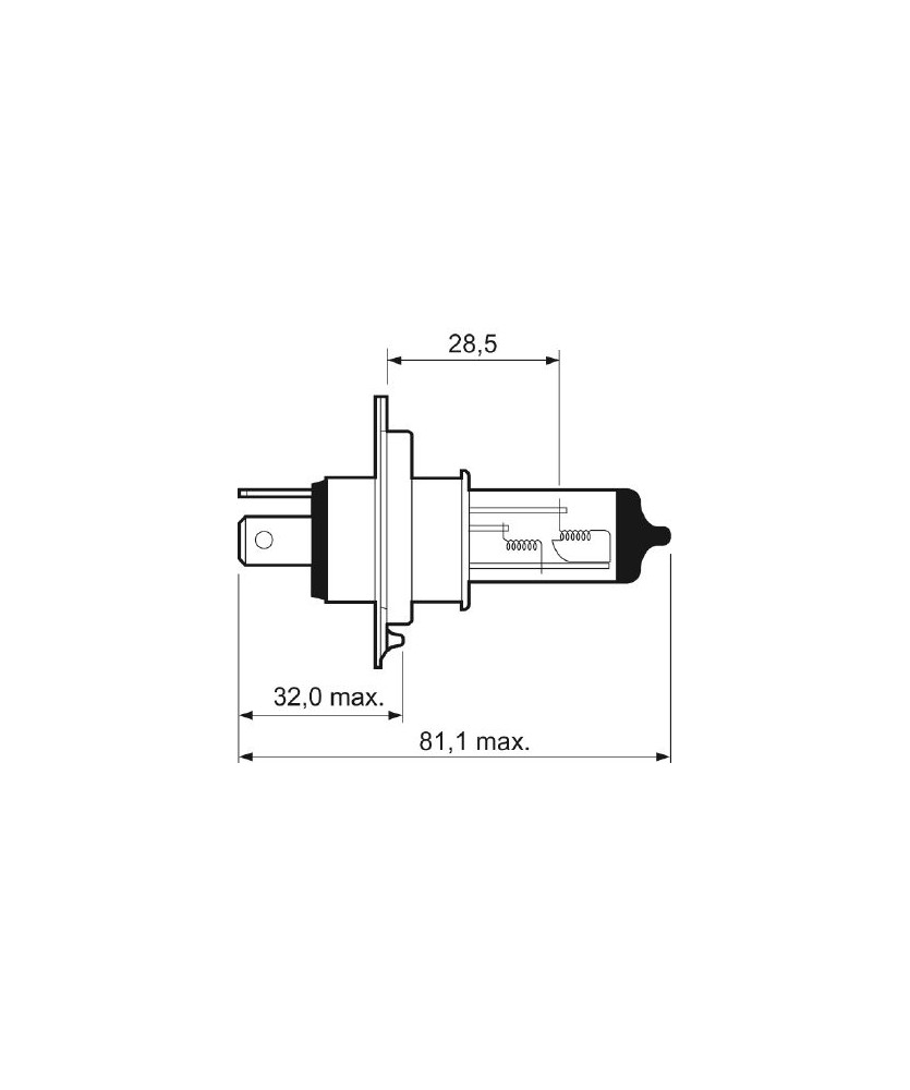 LAMPADA 12V H4 BULB CARDBOARD ESSENTIAL