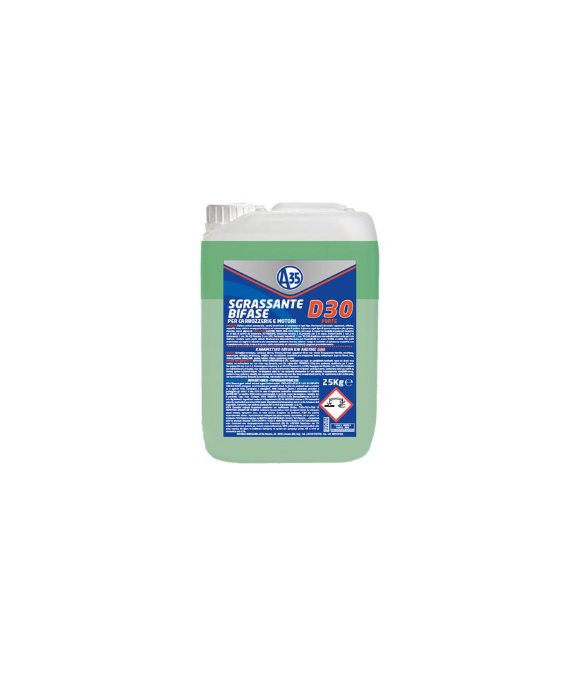 SGRASSANTE BIFASE D30 BASE SODICA       EXTRA FORTE - 25Kg