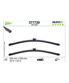 SPAZZOLA TERGI FLAT ANTERIORE 550MM     CLASSE C