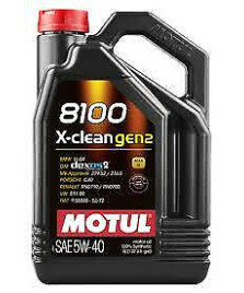 OLIO 8100X-CLEAN GEN2 5W40 EA C3 5LT