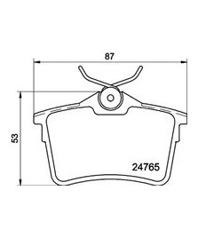 PASTIGLIA POSTERIORE 308 SW 08