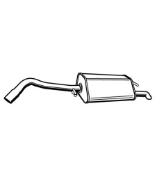 SILENZIATORE POSTERIORE                  ESCORT 1.6 16V