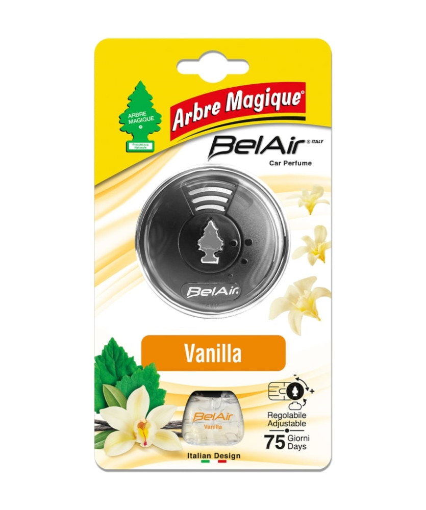 DEODORANTE AUTO VANILLA 7ML REGOLABILE  75 GG BELAIR