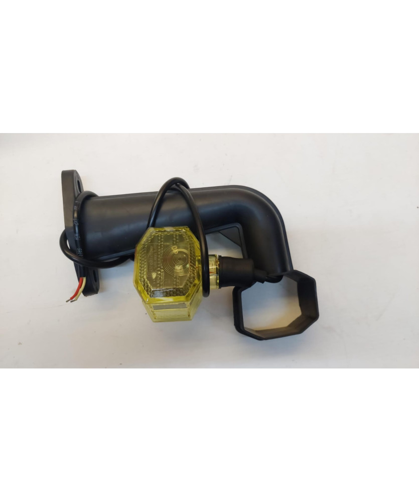 SEGNALATORE INGOMBRO GIALLO CURVO LED 24V APK