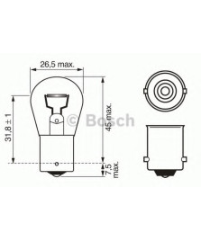 LAMPADA STOP P21W 24V 21W BA1