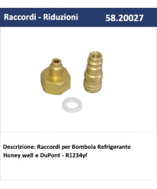 RACCORDO PER BOMBOLA REFRIGERANTE R1234Y