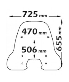 PARABREZZA CLASSIC VESPA SPRINT          +ATTCHI(IS A/745)
