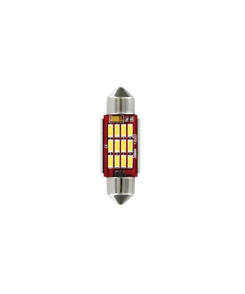 LAMPADA SILURO 36MM 10-30V 12SMD D/POLAR