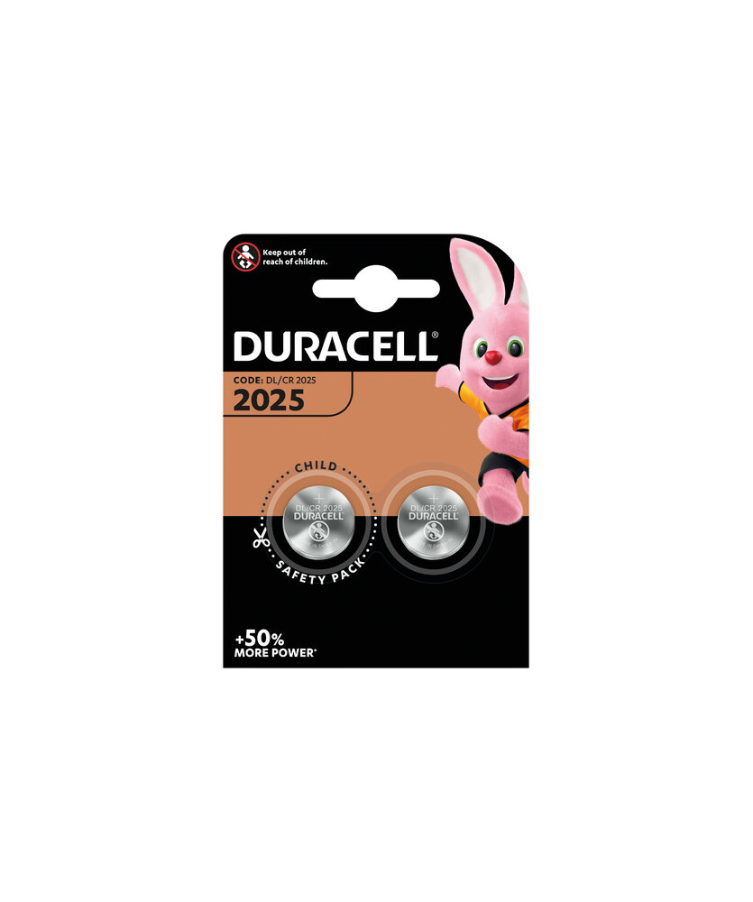 KIT BATTERIA DURELL BLISTER DI 2 PZ.   CR2025