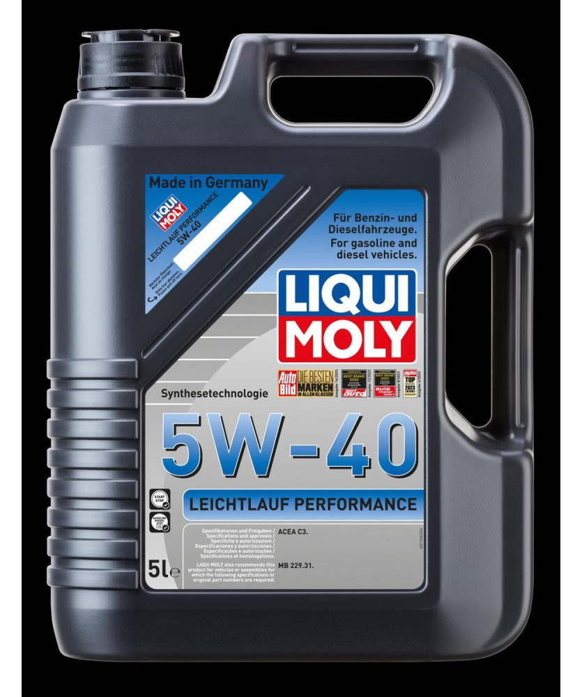 OLIO MOTORE 5W40 C3 PERFOMANCE 5LT      MB229.31