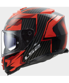 CASCO FF800 STORM II TRACKER BLACK RED- 06 MISURA XS