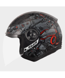 CASCO OF616 AIRFLOW II CREATOR GREY RED TAGLIA S