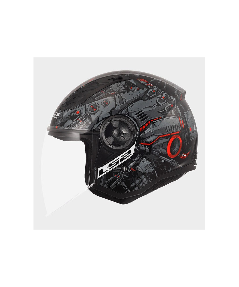 CASCO OF616 AIRFLOW II CREATOR GREY RED TAGLIA S
