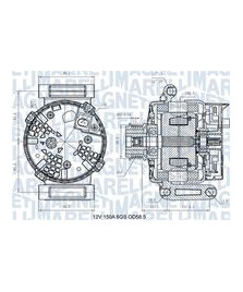 ALTERNATORE 12V 150AH JUMPER/TRANSIT    BOXER