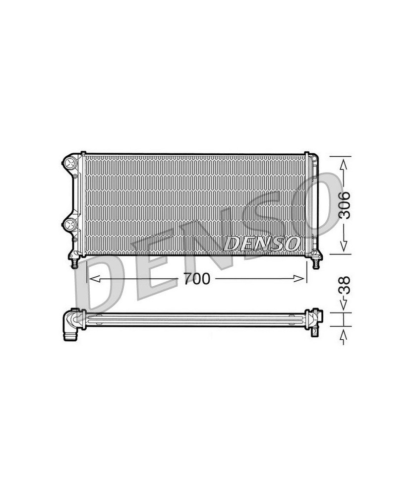 RAD.DOBLO 1.3 Multijet-1.9 JTD M +C 700 X310X40