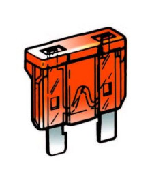 FUSIBILI A LAMA 40Ah ARANCIONE          (KIT DA 10)