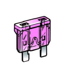 FUSIBILE A LAMA 3 Amp. ROSA (KIT DA 10)