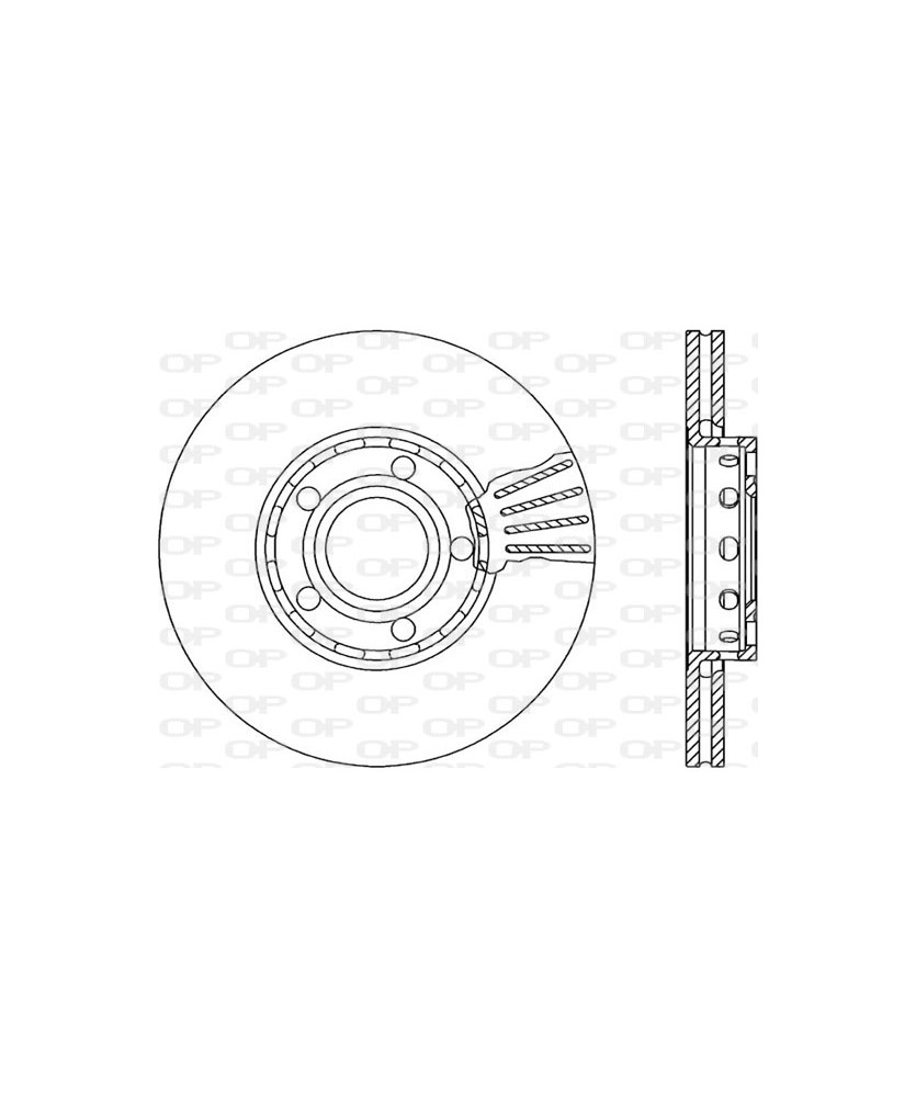 DISCO FRENO VENTILATO A4/A6 PASSAT      TDI 2001-2008
