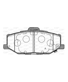 PASTIGLIE FRENO JIMNY FUORISTRADA CHIUSO1.5 2018--