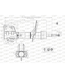 AMMORTIZZATORE ANTERIORE  DOBLO 1.3 MTJ