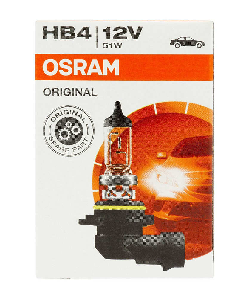 LAMPADA ALOGENA 12V51W P22D              ANABBAGLIANTE HB4-/