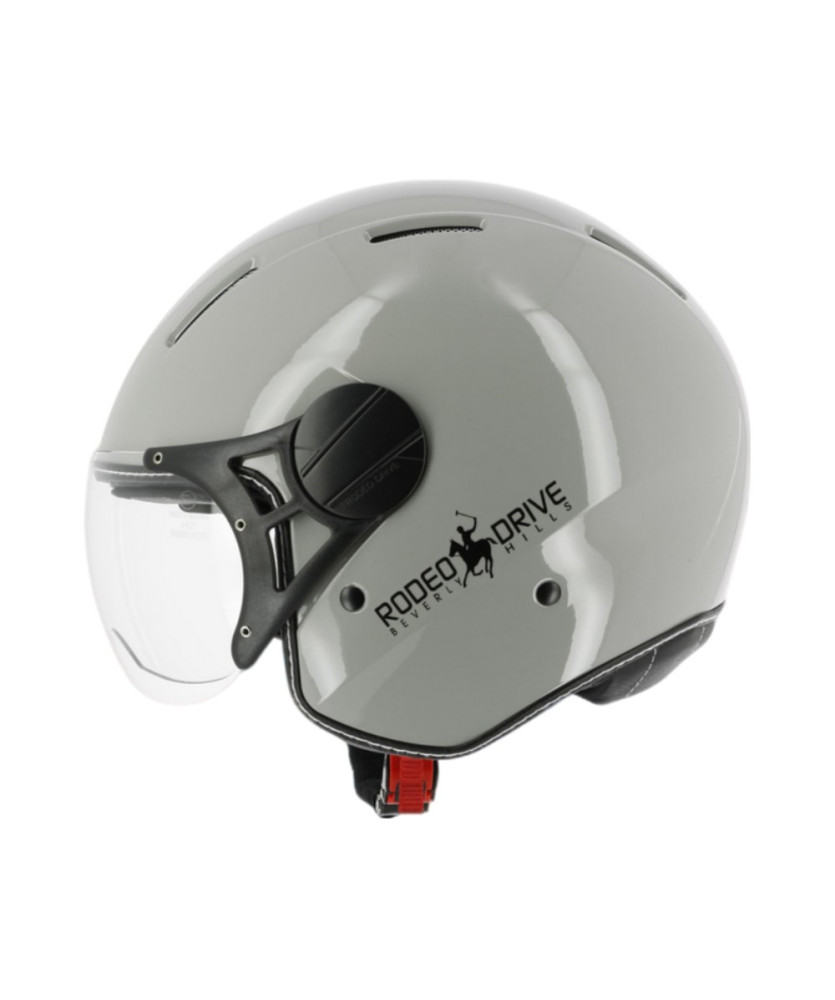 CASCO DEMIJET RODEO GRIGIO LUCIDO       TAGLIA M