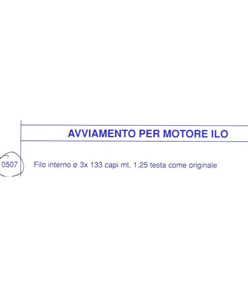 CAVO AVVIAMENTO MOTOZZAPPA JLO