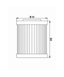 FILTRO OLIO  EXC 520/525 (2.NDO)
