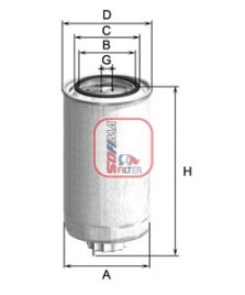 FILTRO GASOLIO  EUROCARGO            EUROCARG  HITHI