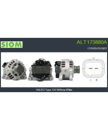 ALTERNATORE NEMO HDI/PSA 12V 90AH        TG9B068 NEMO - BOXER