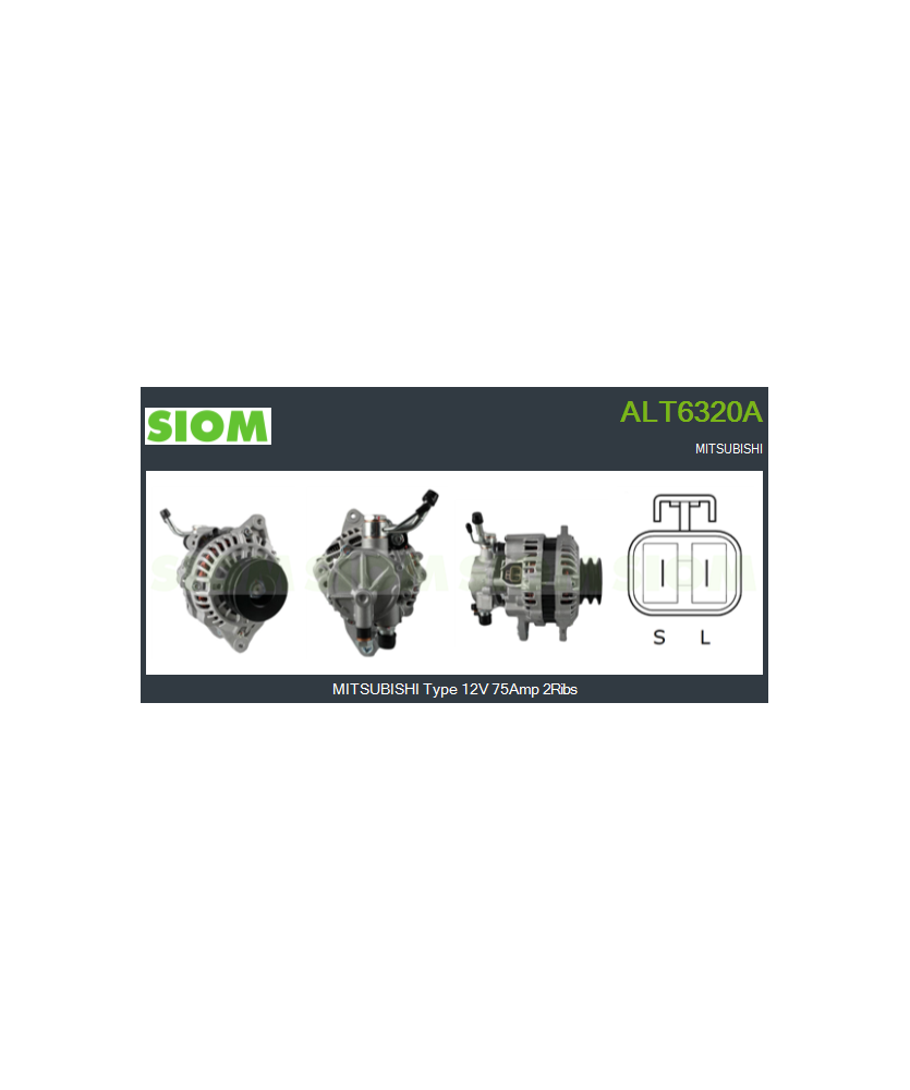 ALTERNATORE PAJERO  A2T82899 1 12V 75Amp DP2