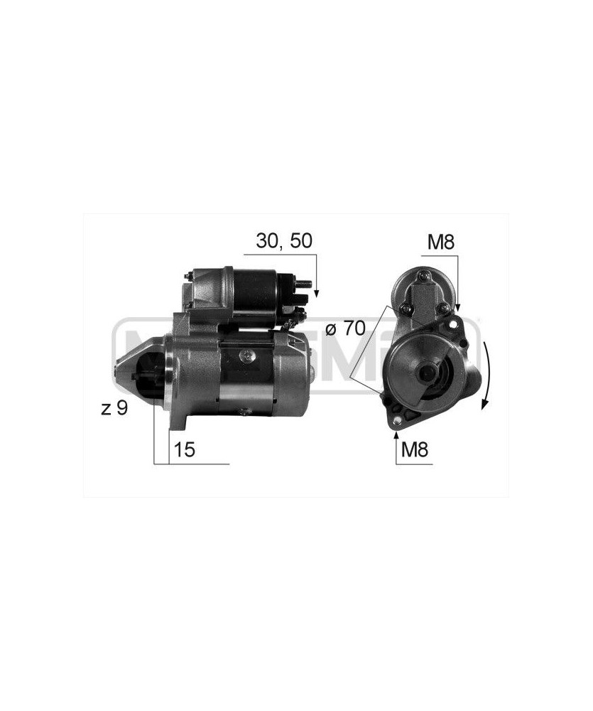 MOTORINO AVVIAMENTO  CITY-COUPE     0.8KW