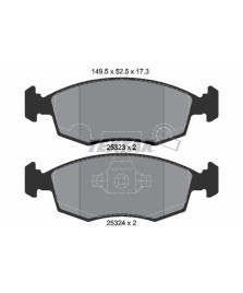KIT PASTIGLIE FRENO  PANDA 01/12        ANTERIORE