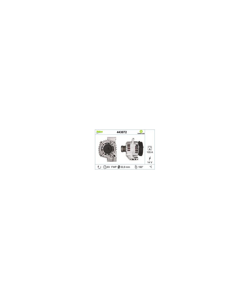 ALTERNATORE 12V 105AH CORSA D MERIVA B  2006-2014