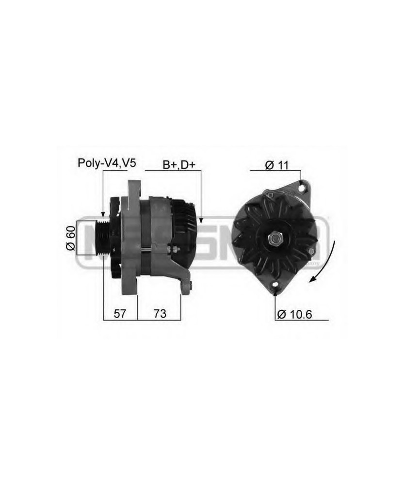 ALT. - 12V 65A -  - TEMPRA (159)