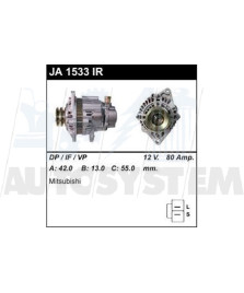 ALTERNATORE  L 400 14V-80A