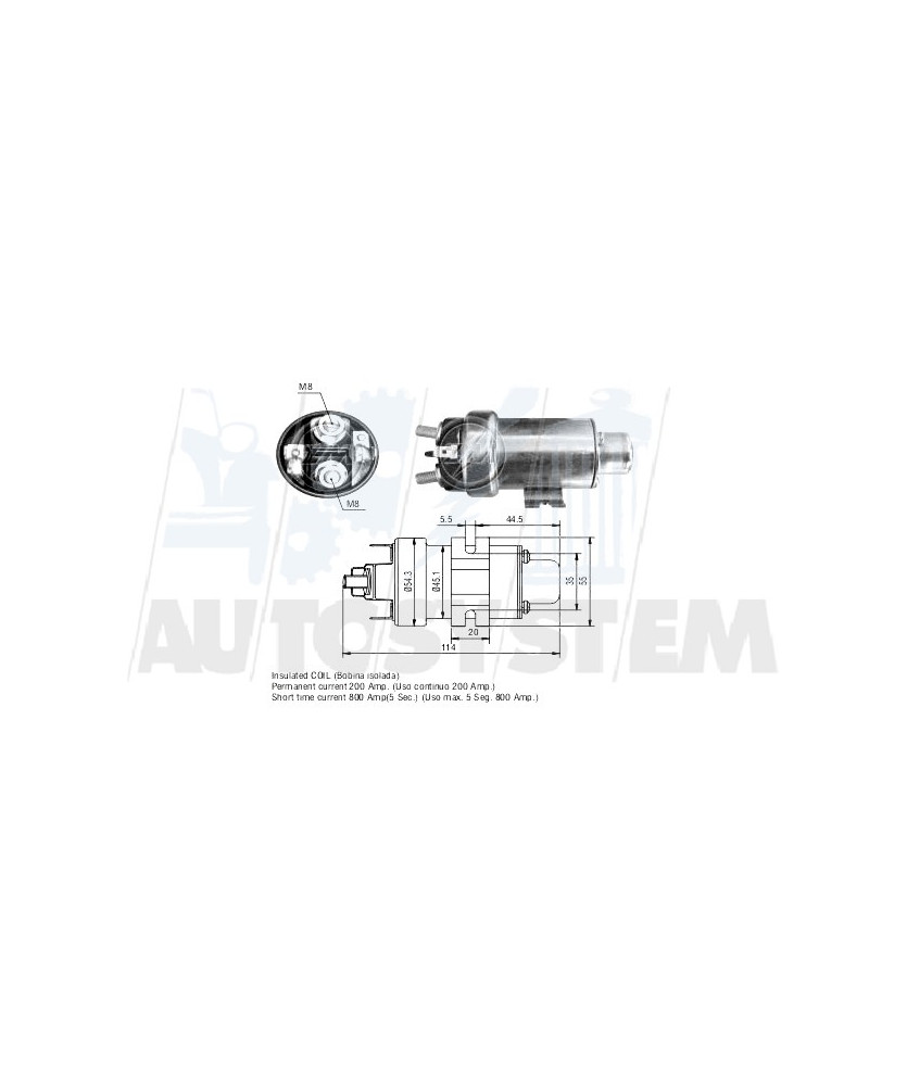 ELETTROMAGNETE  MOTORE DI AVVIAMENTO