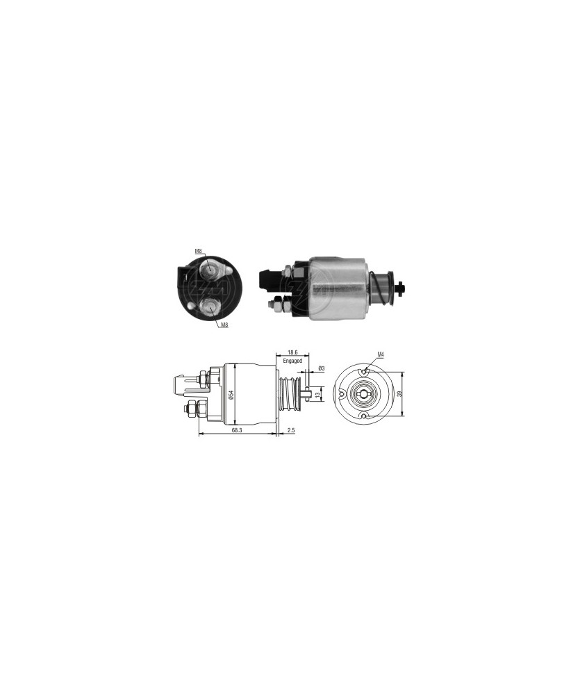 ELETTROMAGNETE MOTORE DI AVVIAMENTO ELETTROMAGNETE MOTORE DI AVVIAMENTO