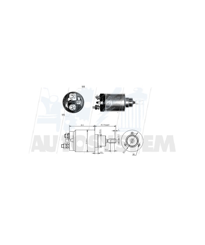 ELETTROMAGNETE MOTORE DI AVVIAMENTO ELETTROMAGNETE MOTORE DI AVVIAMENTO