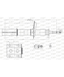 AMMORTIZZATORE ANTERIORE  DUCATO      JUMPER