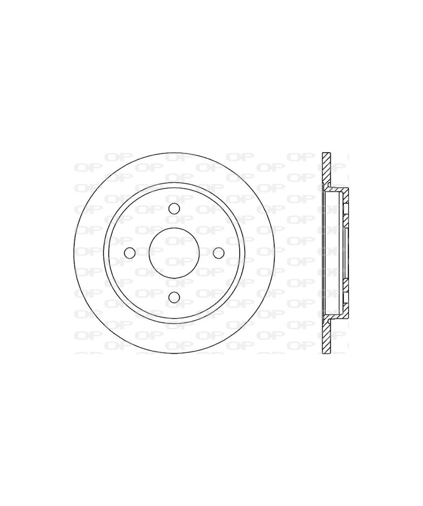 DISCO FRENO  FOCUS D.252 5 N Post