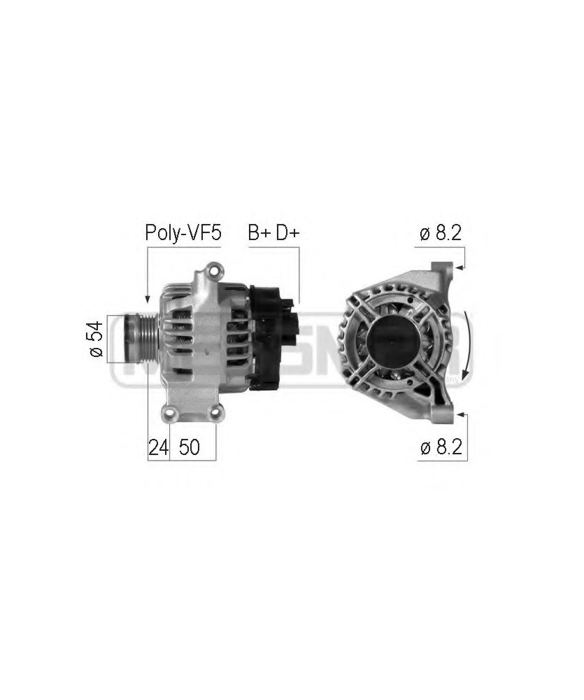 ALTERNATORE ABARTH GRANDE PUNTO 12V     140AH