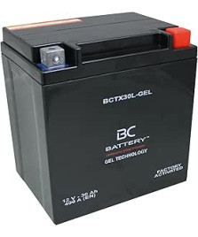 BATTERIA GEL 12V 30AH +30% +DX          CCA: 400Amp 167x126x174mm