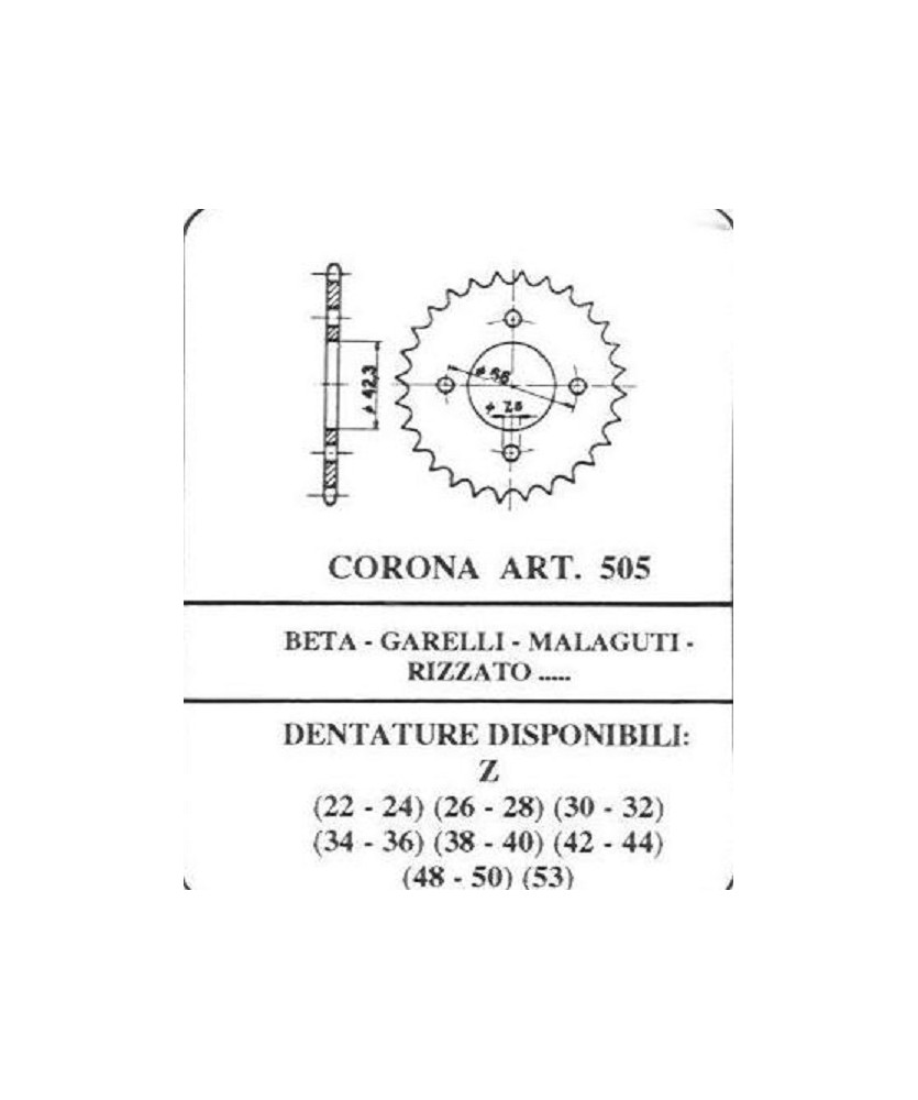 CORONA 505C28 CICLOMOTORI VARI