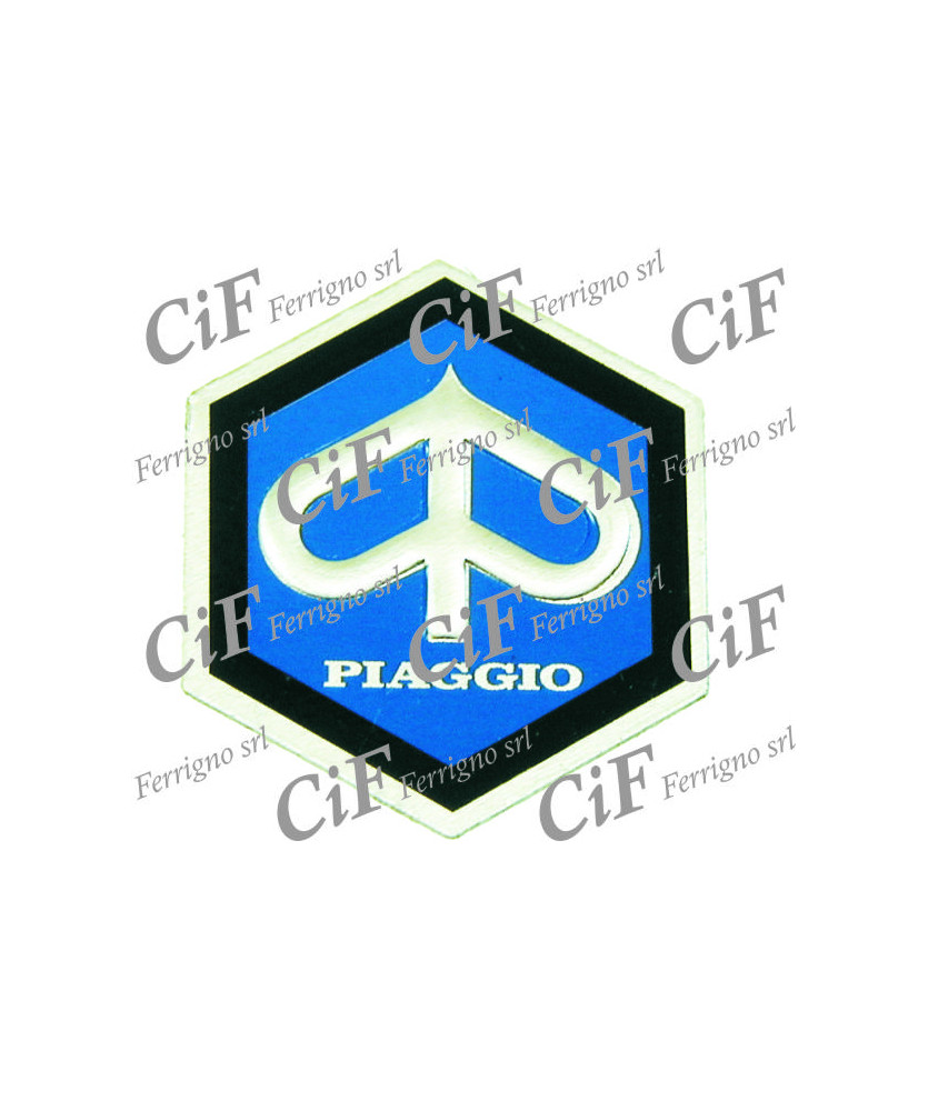 SCUDETTO  ADESIVO PICCOLO ESAGONO  MM.26