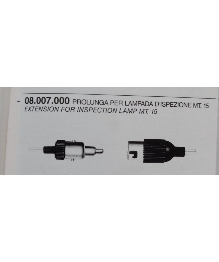 PROLUNGA LAMPADA D ISPEZIONE MT.15