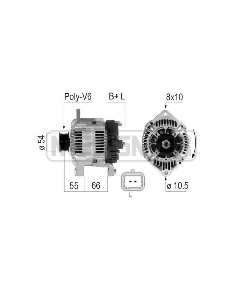 ALTERNATORE  KANGOO 120A-14V