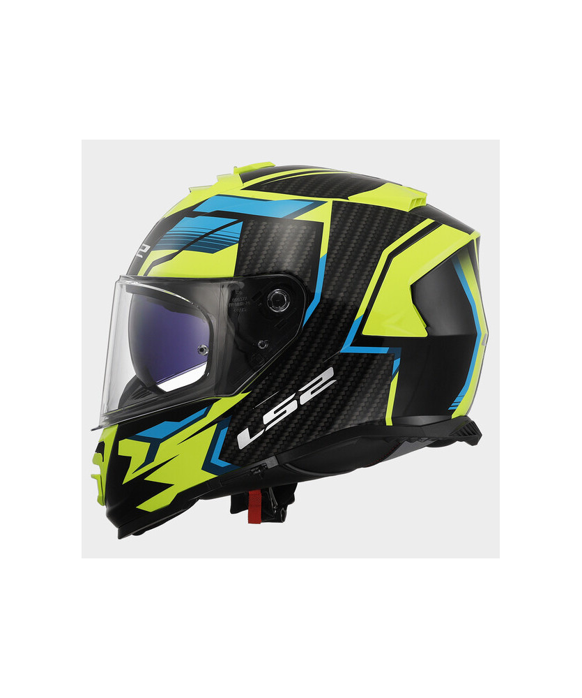 CASCO FF800 STORM II TRACKER BLACK H-V  YELLOW-06 MISURA M