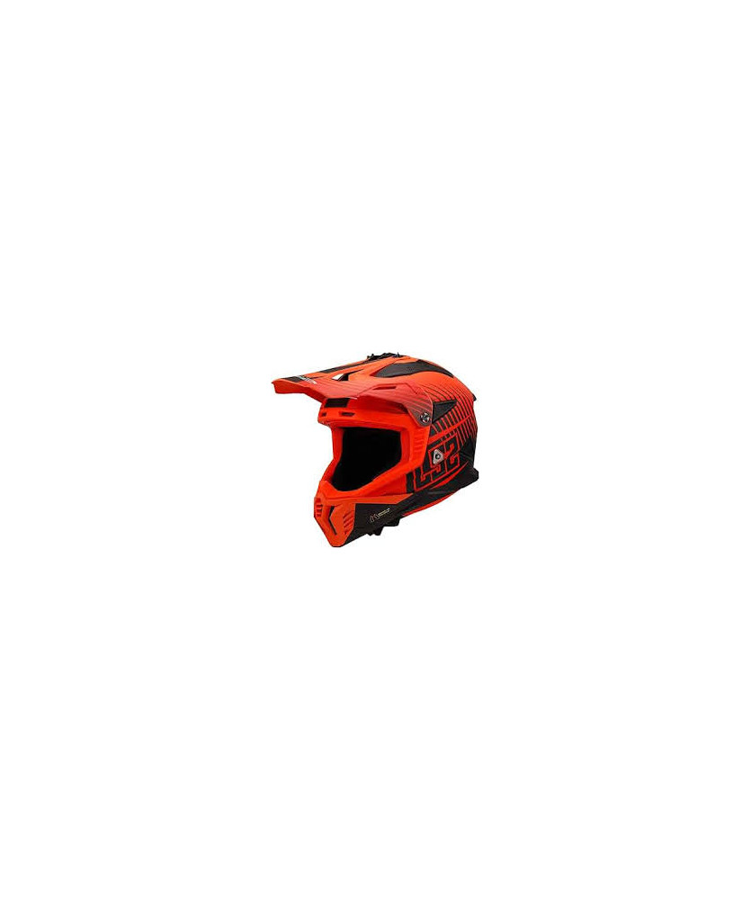 CASCO MX708 FAST II DUCK M. H-V ORANGE  RED-06 XL
